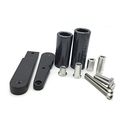 Xkh Group Carbon Fiber No Cut Frame Slider For 2009 2010 2011 Kawasaki Ninja 650 Ex650 650r