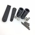 Xkh Group Carbon Fiber No Cut Frame Slider For 2009 2010 2011 Kawasaki Ninja 650 Ex650 650r