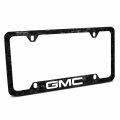Ipick Image For Gmc Logo Real Black Forged Composite Carbon Fiber 50 States License Plate Frame