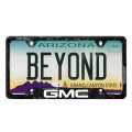 Ipick Image For Gmc Logo Real Black Forged Composite Carbon Fiber 50 States License Plate Frame