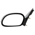 Door Mirror Ford Taurus 2000 To 2007 Driver Side Power Glass Textured Black Non Heated Folding Replacement For 6f1z17683c 