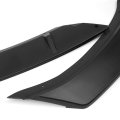 3pcs Car Front Bumper Lip Spoiler Wing Body Kit Compatible With Bmw 3-series Gt Xdrive Sedan Wagon Hatchback 16-19 Matte Black