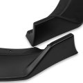 3pcs Car Front Bumper Lip Spoiler Wing Body Kit Compatible With Bmw 3-series Gt Xdrive Sedan Wagon Hatchback 16-19 Matte Black