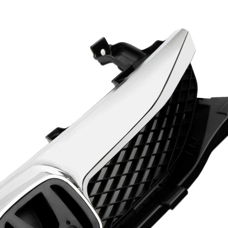 Front Bumper Upper Grille Chrome Trim For Honda Civic Sedan 4 Door 2009-2011 Insert Grill Replace Ho1200198 71121snaa50