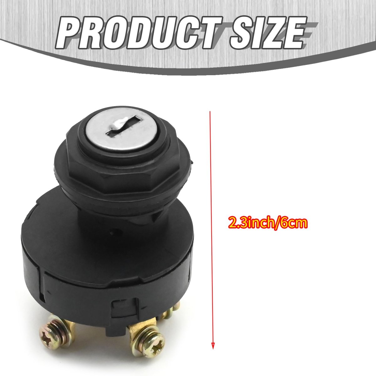 4360469 Ignition Switch With Key For Jlg 400s 460sj 600a 600aj 600s 600sj 601s 660sj 450a 450aj T350 1532e2 1932e2 2032e2
