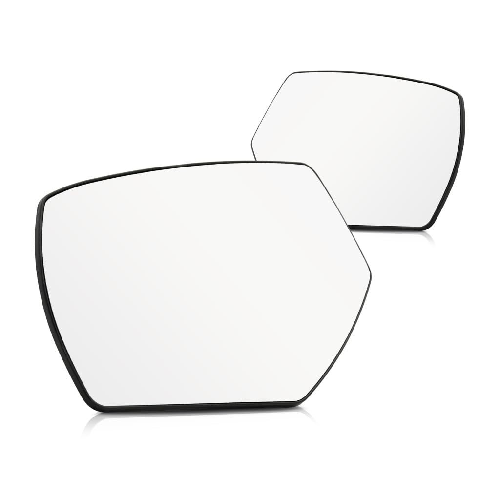 Mirror Glass Driver And Passenger Side Pair For Gmc Sierra 1500 2014 2018 Non Heated Towing Flat With Backing Plate 22919744