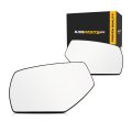 Mirror Glass Driver And Passenger Side Pair For Gmc Sierra 1500 2014 2018 Non Heated Towing Flat With Backing Plate 22919744