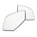 Mirror Glass Driver And Passenger Side Pair For Gmc Sierra 1500 2014 2018 Non Heated Towing Flat With Backing Plate 22919744
