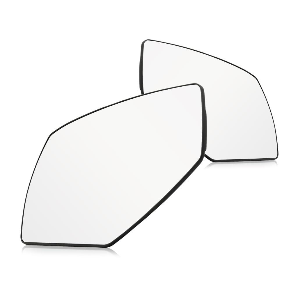 Mirror Glass Driver And Passenger Side Pair For Gmc Sierra 1500 2014 2018 Non Heated Towing Flat With Backing Plate 22919744