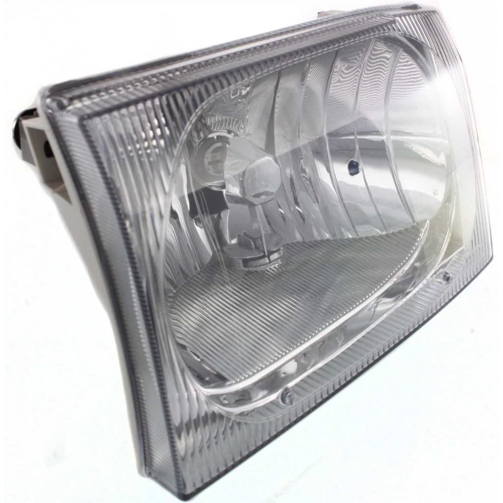 Ford Excursion Headlight Assembly 2003 2004 Driver Side With Bulbs Fo2502183 Halogen Clear Lens Waterproof Headlamp Replacement