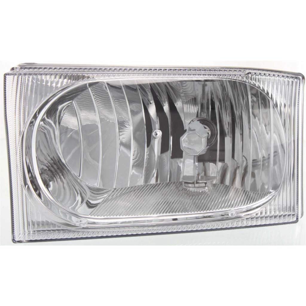 Ford Excursion Headlight Assembly 2003 2004 Driver Side With Bulbs Fo2502183 Halogen Clear Lens Waterproof Headlamp Replacement