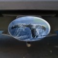 Whale Tail Ocean Oval Tow Trailer Hitch Cover Plug Insert