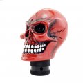 Mavota Skull Automatic Shift Knob Head With Smile Car Gear Shifter Adapters Fit Truck Suv Red 