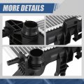 Dpi 13513 Factory Style 1-row Cooling Radiator Compatible With Fiat 500l 1 4l Tsi 2014-2019 Aluminum Core