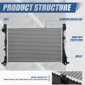 Dpi 13513 Factory Style 1-row Cooling Radiator For Fiat 500l 1 4l Tsi 2014-2019 Aluminum Core