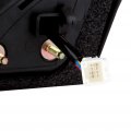 Ocpty Black Left Side Mirror Fit For 2007-2012 Nissan Altima Smooth Glass Non-folding Non-heated
