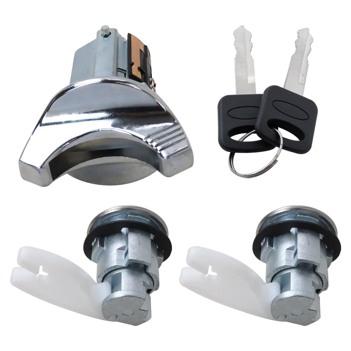 Ignition Door Lock Cylinder Repair Kit Fit For Ford F350 Xlt Standard Cab Pickup 2-door 5 0l 302cu In V8 Gas Ohv Naturally