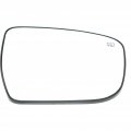 Nissan Pathfinder 2017 2018 Mirror Glass Passenger Side Heated W Backing Plate Sl Platinum Convex Type Replacement For 