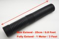 Autobahn88 Plastic Retractable Cold Air Intake Duct Induction Ducting Hose Id 100mm 4 2 Meter Length After Extended Grey