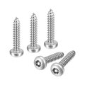 10 X 1 Torx Security Screws 20pcs Button Head Tamper Resistant Self Tapping 304 Stainless Steel Anti-theft 