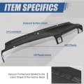 Front Abs Molded Dash Board Cover Cap Overlay Compatible With Chevy Gmc Avalanche Suburban Silverado Sierra Yukon C K-series