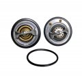 Front And Rear Thermostat Kit For 2001 To 2021 6 6l Duramax Lb7 Lly Lbz Lmm Lml L5p Chevy Gmc 2500 3500 Includes Housing Outlet 