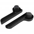 G-plus Universal Black Rear Seat Arm Rest Cup Holder Compatible With Ezgo Club Car Yamaha Golf Cart