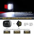 Vipmotoz Full Led Rear License Plate Lights Lamps W Red Strips Compatible With 1998-2004 Nissan Frontier 1994-2004 Xterra