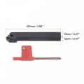 Uxcell Indexable Cnc Lathe Turning Tool Holder 45a Ssscr1212h09 1 2 Shank 42cr Steel Carbide For Grooving Threading