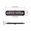 Universal Super Bright Car Truck Warning Hazard Caution Emergency Construction Beacon Flash Strobe Light Bar 10-led Amber 2pcs