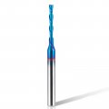 Hqmaster Extra Long Spiral Router Bit 1 4 Inch Shank Solid Carbide Cnc With Nano Blue Coating End Mill For Wood Cut Carving 4a 