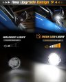Hercoo 2pcs Side Mirror Puddle Light Led Lamp Lights Assambly Compatible With Ford F150 Ranger Edge Fusion Explorer Expedition