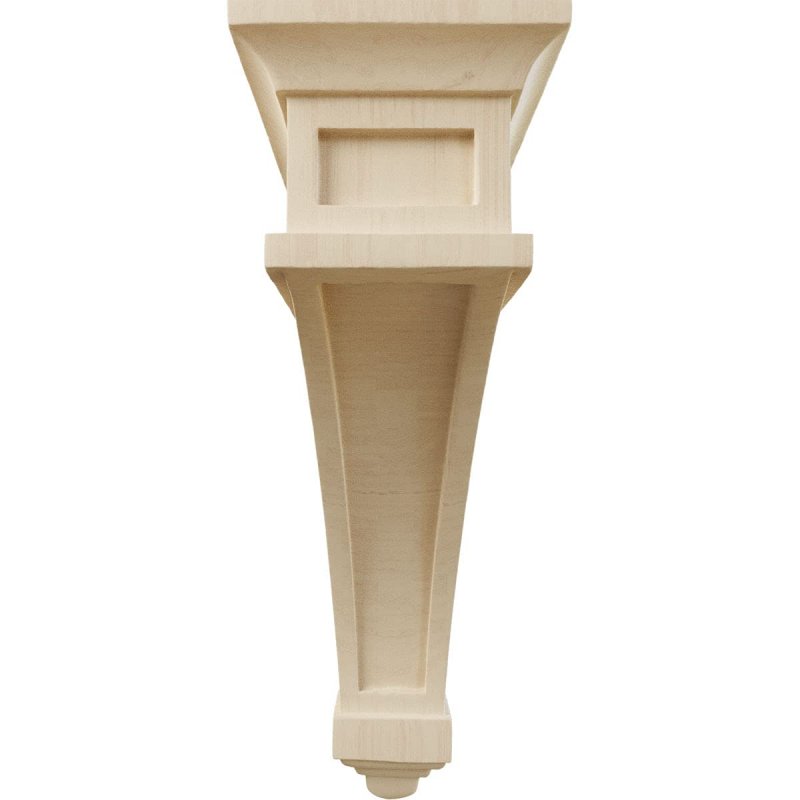 Ekena Millwork Cor04x10x13arrw Arlington Wood Corbels 1 2 W X 10 D 13 3 4 H Rubberwood
