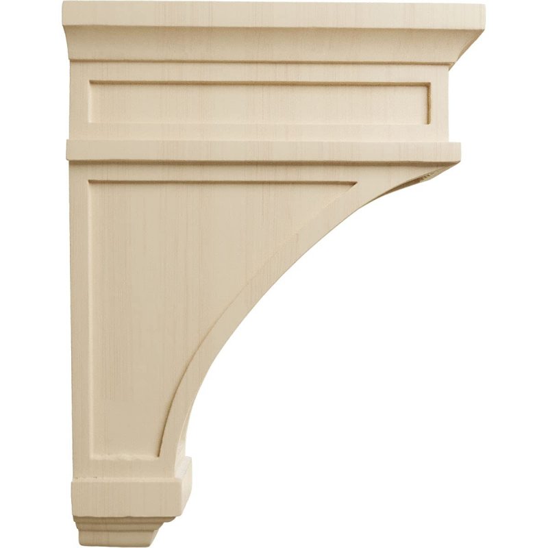 Ekena Millwork Cor04x10x13arrw Arlington Wood Corbels 1 2 W X 10 D 13 3 4 H Rubberwood