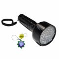 Hqrp Flashlight Blacklight 68 Leds 395nm For Mineral Hunting Gemstone And Inspection Identification Plus Sun Meter
