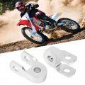 Motorcycle Shock Absorbers 2pcs Universal Rear Absorber Riser Height Extension Silver Parts With Screw