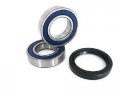 Rear Wheel Bearings And Seal Kit For Suzuki Lta500f Quad Master 2000 2001 Upgraded Double Sealed Bearing Set With Rubber 