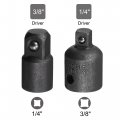 Uxcell Impact Grade Socket Adapter Set 1 4 Hex Shank 3 8 And 2 Drive Extension Bit