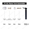 Weldingstop 20862 Electrode Nozzle 20860 Tip 30a 20463 Swirl Ring 18204 Shield Cup For Plasma Cutting Pt-31 Xl Torch Xt