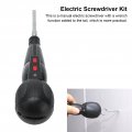 Walfront Mini Electric Screwdriver Cordless Integrated Usb Rechargeable Power Screwdrivers Portable Automatic Home Repair Tool