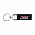 Ipick Image For Hemi 426 Black Real Leather Loop Strap Chrome Metal Key Chain Keychain Official Licensed