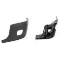 Hecasa Front Bumper End Cap Reinforcement For 2008-2017 Freightliner Cascadia Cover Corner Extension Inner Mount Support W Fog