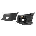 Hecasa Front Bumper End Cap Reinforcement For 2008-2017 Freightliner Cascadia Cover Corner Extension Inner Mount Support W Fog