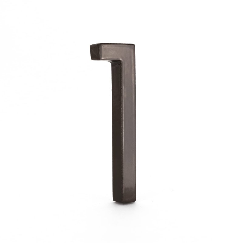 12 Inch Modern Floating House Number Easy To Install Address For 1 Roman Bronze