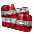 Spyder Bmw E34 5-series 88-95 Euro Style Tail Lights Red Clear 