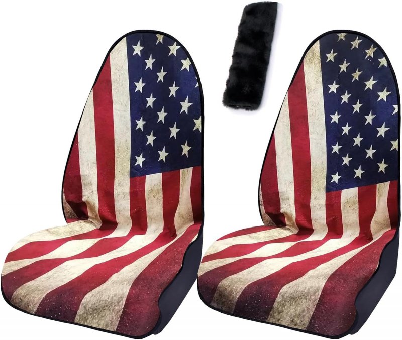 Waterproof Car Seat Cover Towel 2 Pack Universal Fit For Trucks Suv Anti Slip Cotton Bucket Protector Athletes Pets Gym
