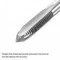 Uxcell Adjustable T-handle Tap Wrench Set M3 M4 M5 M6 Hand Thread Taps 2 5mm 3 4 2mm 5 Twist Drill Bits High Speed Steel