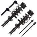 Ocpty Suspension Kits Front Complete Struts Assembly Tie Rod End Fits 2008-2016 For Chrysler Town Country 2008-2018 Dodge Grand