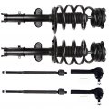 Ocpty Suspension Kits Front Complete Struts Assembly Tie Rod End Fits 2008-2016 For Chrysler Town Country 2008-2018 Dodge Grand