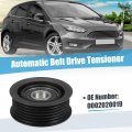 Uxcell Drive Belt Tensioner Assembly Accessory Idler Pulley No 0002020019 For Mercedes-benz E 320 1998-2004 Black Metal